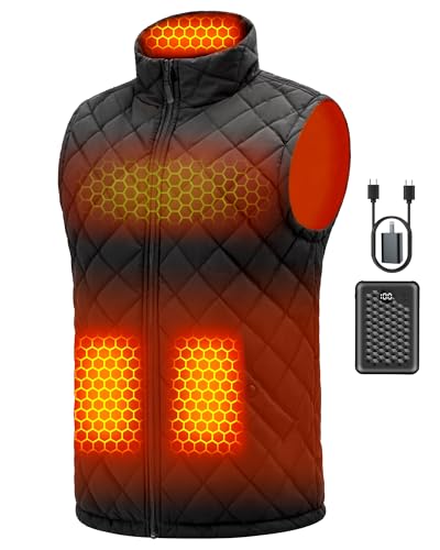 Men Puffer Heated Vest Graphene