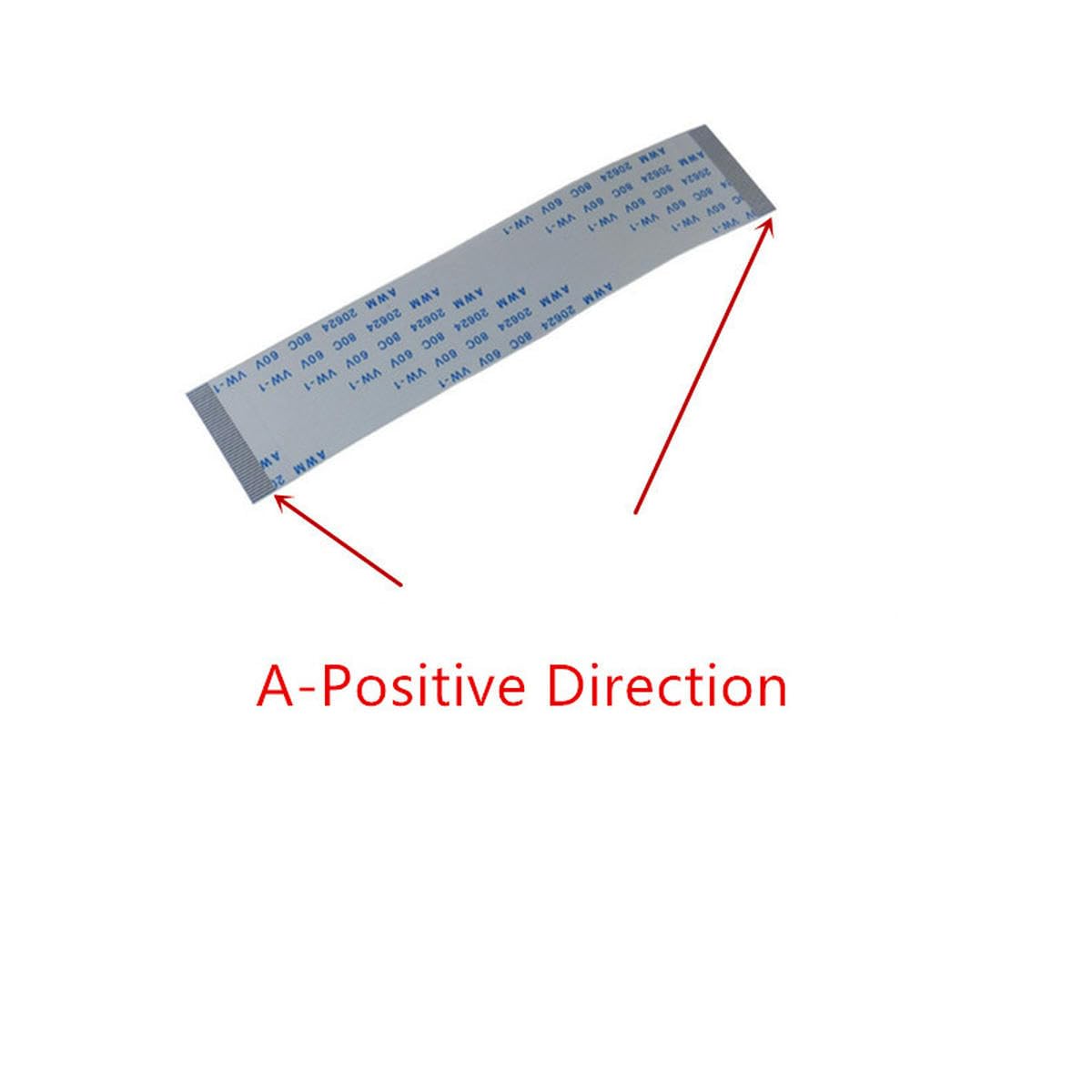 Nastro Cavo Piatto Flessibile 12 Pin – FFC/FPC Passo 0,5/1,0 Mm – Lunghezza 6-40 Cm – AWM 20624