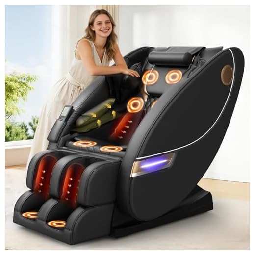 Gegcucey Sillón de Masaje de Cuerpo Completo,con 14 Puntos de Masaje y 8 airbags, calefacción Lumbar y para Las piernas, Masaje con Rodillos para los pies, Altavoz Bluetooth, sillones de Masaje eléct