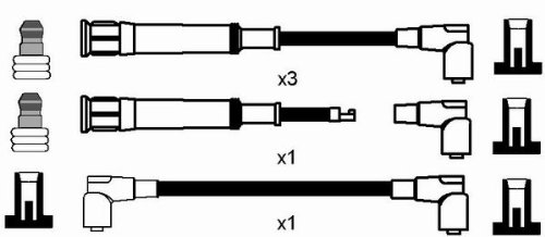 CAVI CANDELA ACCENSIONE NGK 4053 RC-RN1202