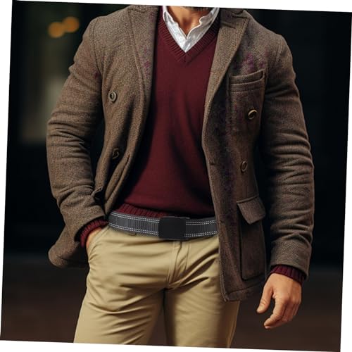 Men Hidden Money Belt Alloy Buckle Stylish and Functional Travel Waist Belt for Daily Use Theft Design Fit for Jeans and Casual Wear4