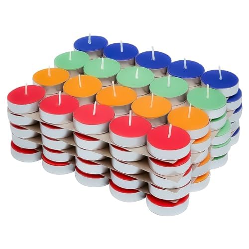 Naturegoon Unscented Premium Wax Tealight Candles(Pack of 50) | odorless | Smokeless | Ideal use for Home Decoration, Diwali, Navratra, Special Occasions & Festivals. (Pack of 50)