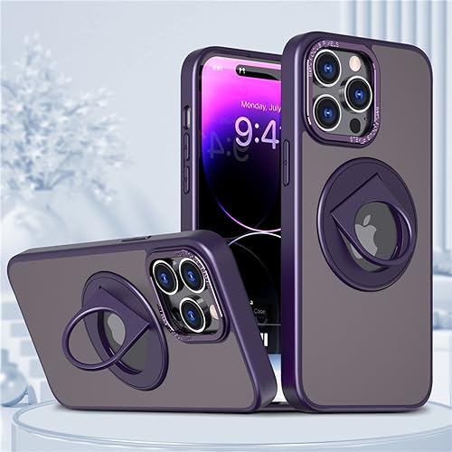 Étui de luxe de protection antichoc iPhone 12 Pro avec finitions en métal violet de luxe