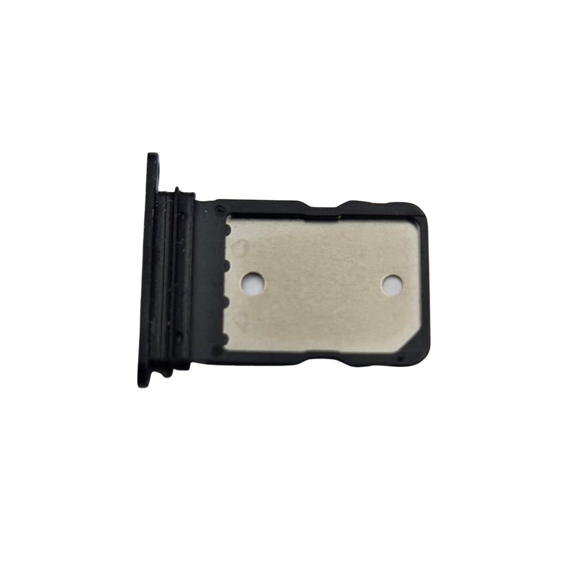 JbTec SIM-Tray Kompatibel Mit Google Pixel 7 Pro - Kartenhalter Single Slot Schlitten Rahmen Simkarte, Farbe:Schwarz