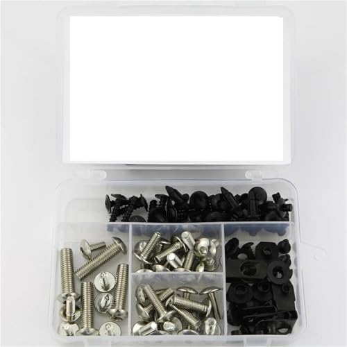 Tornillos de carenado de acero para moto NC700X 2012 y 2013 acabado plata premium
