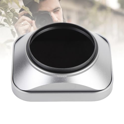 Parasol de lente de cámara 43mm protector de pantalla estable antiarañazos