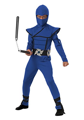 Child Blue Stealth Ninja Costume Small #TOP1