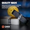 Onix Pro Team Paddle Replacement Grip (Black) Comfortable, Shock-Absorbing Grip for Maximum Control & Stability