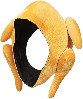 Novelty Turkey Hat Funny Christmas Hats - Turkey Face Funny Christmas Fancy Dress Turkey Costume Novelty Christmas Party Hats for Adults Chicken Hat Christmas Hats Adult Novelty