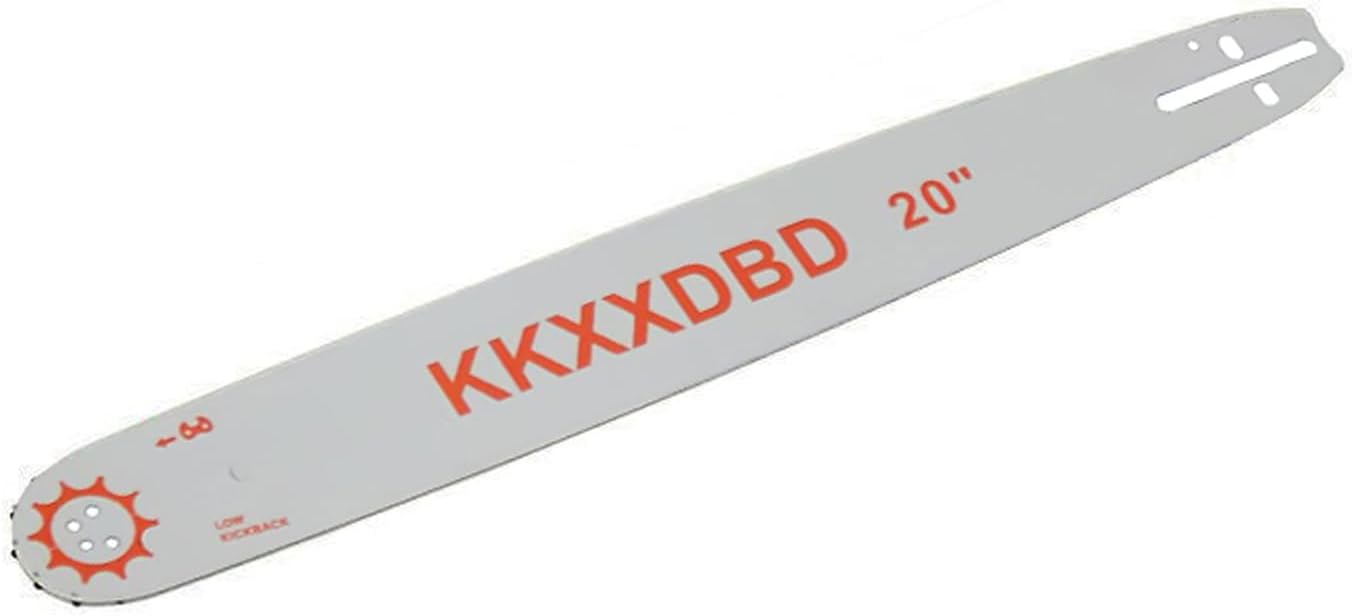 20 Inch Chainsaw Guide Bar and Chain, Advance Cut Replacement for Chainsaw, .325” Pitch, .058" Gauge, 76 Drive Links. Fit for 45CC 52CC 58CC 62CC Chainsaw