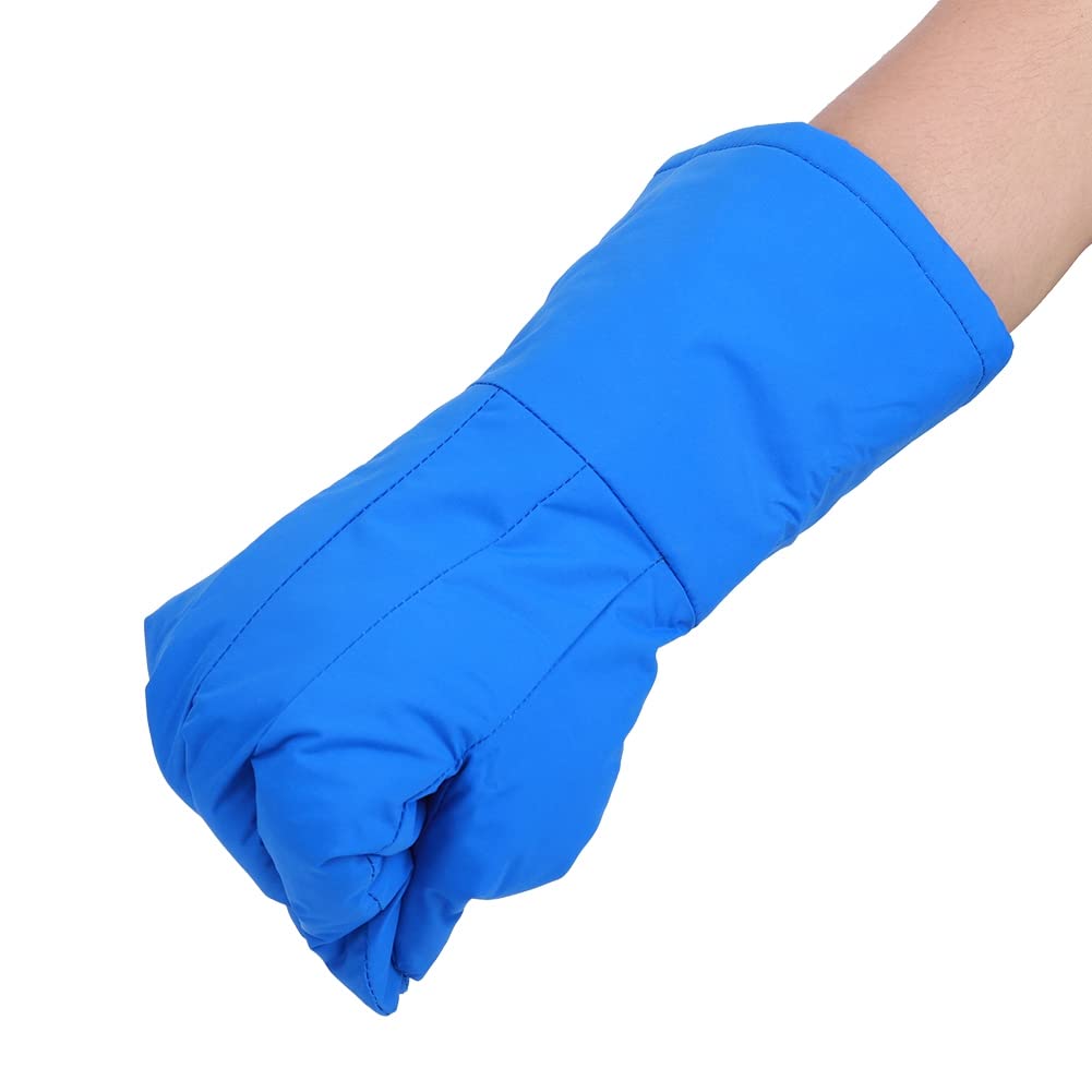 Guanti caldi per basse temperature da -200 ℃ a -360 ℃ Protezione dal freddo Protezione da azoto liquido Maniche lunghe Indossare le mani Guanti di sicurezza per refrigerazione