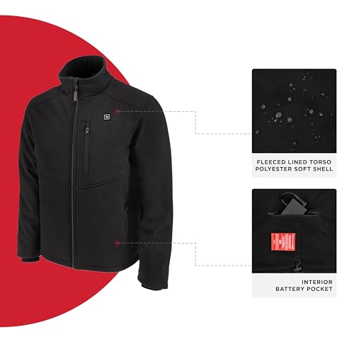 Radians Men's Standard Heated Apparel-Jackets, Black4