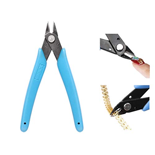 Mini pince diagonale pour retirer les strass et les ongles - Outil de manucure Cover