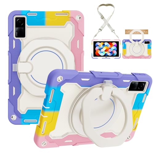 Coque Xiaomi Redmi Pad 10.6 rose violet idéale pour les enfants et trajets en voiture