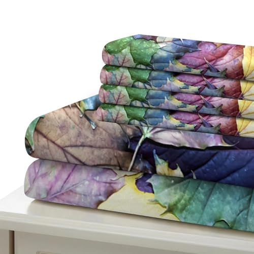Parure de lit hérisson d'automne 260x220 cm en microfibre super douce - 7