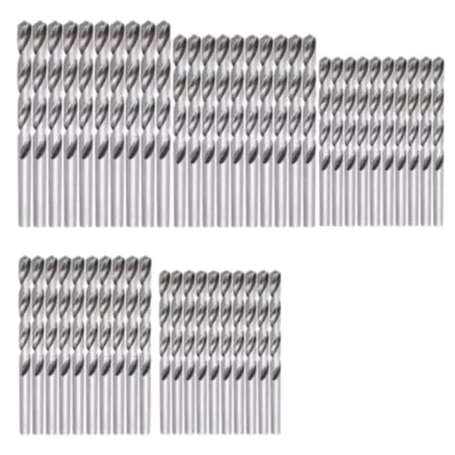 JOGO COM 50 BROCAS ACO RAPIDO 1, 1,5, 2, 2,5 E 3 MM