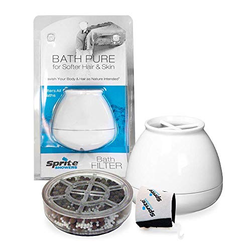 Sprite Showers Bb-Wh Ball Bath Filter, White & Bbc Bath Ball Replacement Filter Cartridge #TOP2