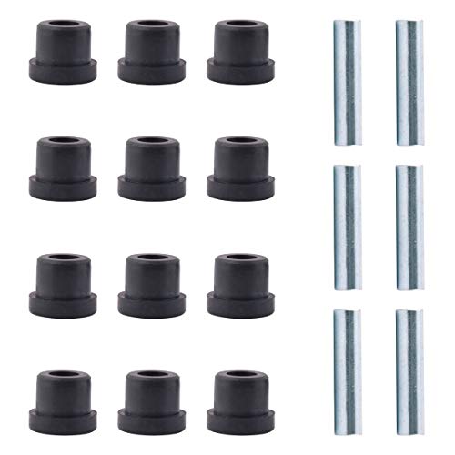 Roykaw Rear Leaf Spring Bushing & Sleeves Kits For Club Car Ds Golf Cart 1981-Up & Ezgo Txt/Medalist 1994-Up #TOP2