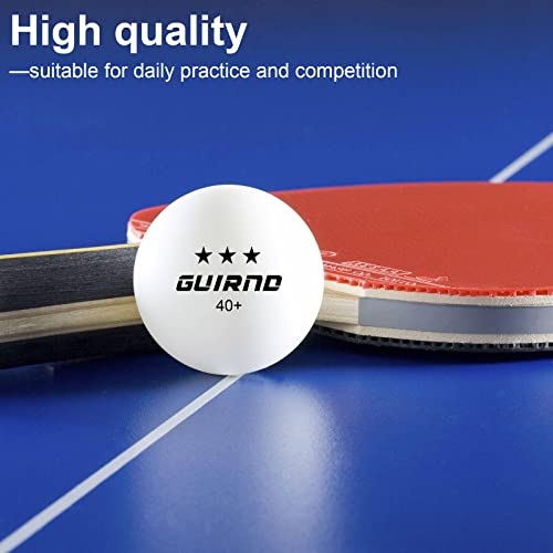 image for Guirnd 20 Pack Ping Pong Balls, 3 Star Table Tennis Balls, 40+ Pong Ba