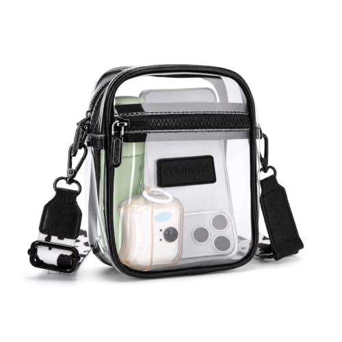 Image of Wrangler Clear Bag for Stadium Events Crossbody Purse for Concerts, Sports