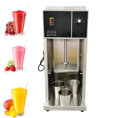 Joghurt-Milchshake Aus Edelstahl, Eiscreme-Mischmaschine, Mit Drei Unterschiedlich GroßEn BecherhüLsen, Professioneller Kommerzieller Eiscreme-Mixer,220V