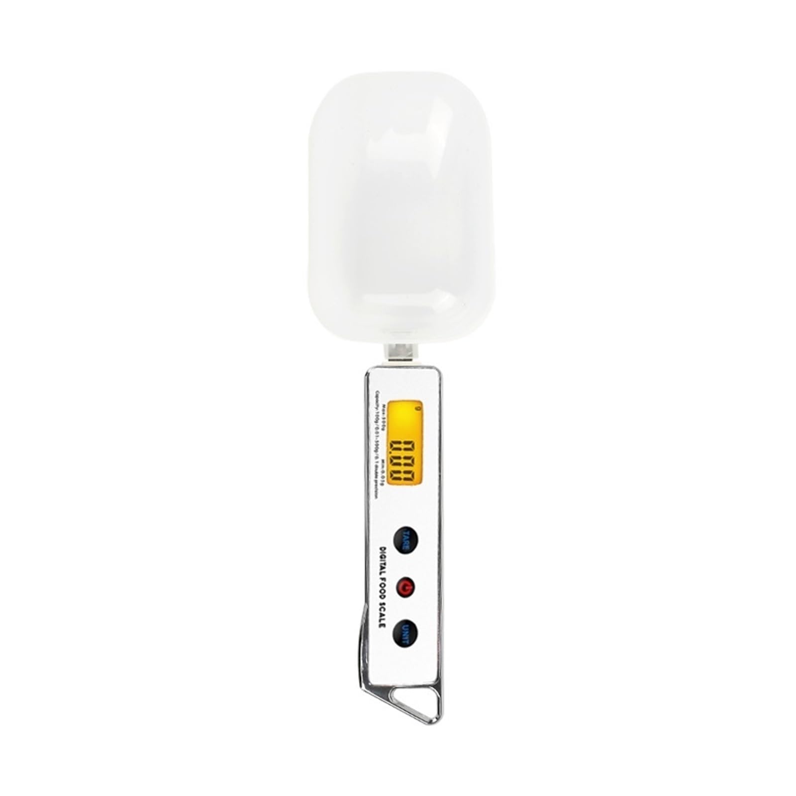 30/80ml Łyżki Do Żywności Skala Wyświetlacz LCD Miarki Przypraw Kuchnia Palona Kawa Waga Akcesoria DokłAdny Pomiar(White)