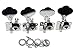 Chrome 4R Bass Tuners Tuning Keys Bass Machine Heads for Jazz J Bass or P Bass