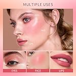 Liquid Blush, Matte Velvet Liquid Blush, Soft Liquid Blush for Cheeks, Silky Cream Blush (1, 1, Medium) - Image 5