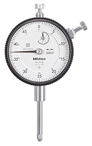 Mitutoyo 2776S Dial Indicator, #4-48 UNF Thread, 3/8