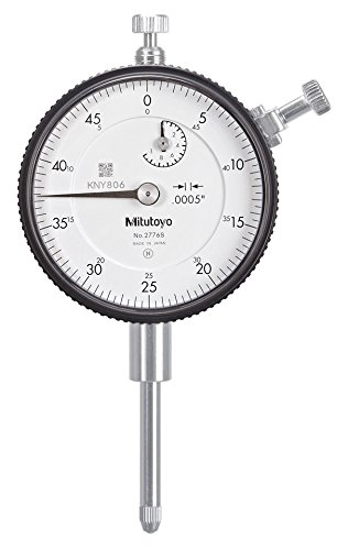 mitutoyo dial indicators - Mitutoyo 2776S Dial Indicator, #4-48 UNF Thread, 3/8