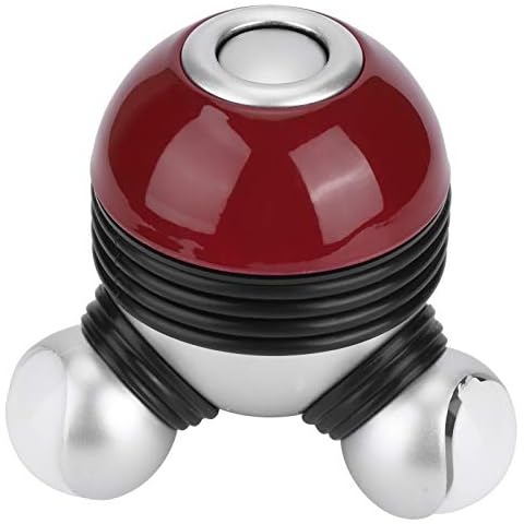 Portable Body Massager Mini Low Noise Hand-Held Body Vibrating Massager with LED Light for Head Neck Legs Pain Release (1#) Cover