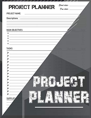 Project Planner: Work Organizer Project Management Notebook Track Personal Small And Medium Project