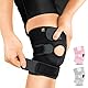 Bracoo KS10 Kniebandage für Damen und Herren Knie | Kniestütze mit Patellaöffnung - Neopren Kniebandage ideal für Volleyball, Basketball, Fitness, Sport und Alltag (Schwarz)