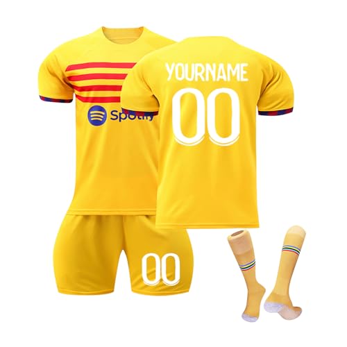 Generisch Trikot Mit Wunschname Kinder,Trikot Set Kinder Fussball Trikot...