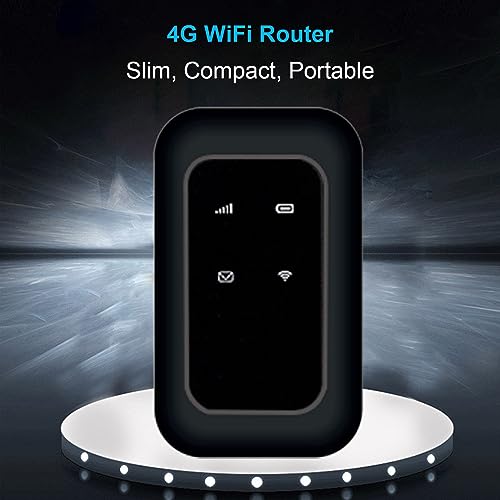 Router WiFi 4G Portatile Con Batteria 2100 MAh - Velocità Download 150 Mbps - Condividi Internet Con 10 Dispositivi - Modem USB Per SIM Europa/Asia