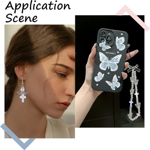 Perles en acrylique en forme de croix pour création de bijoux et chapelets DIY - 6