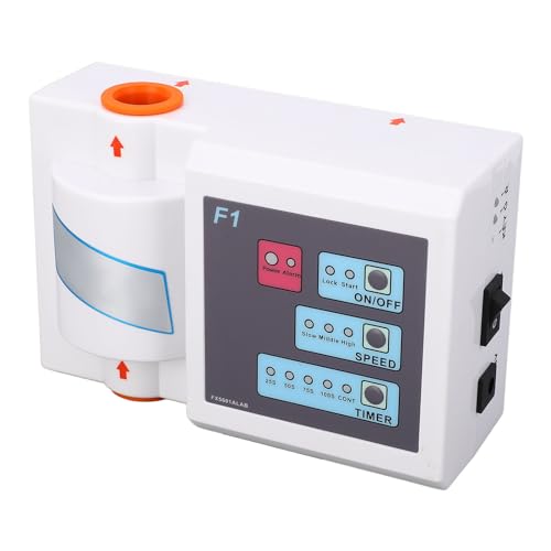 Generic Máquina de Ventilación de Cama, Dispositivo de Locura de Bloqueo de Seguridad para Mejorar el Sueño AC100-240V 4 Temporías para Acampar (Enchufe de la UE)