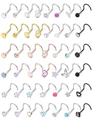 20G-Twisted nose rings