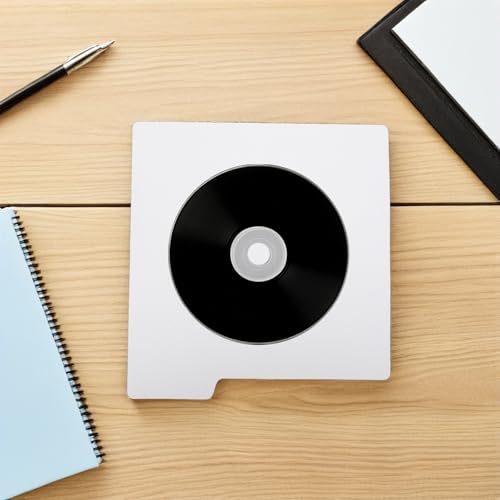Toyvian: 10 separadores de vinilos en plástico blanco de 0,75 mm 5