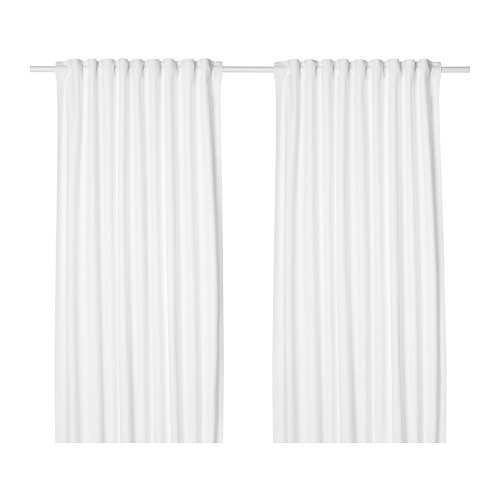 Ikea Tibast Curtains 1 Pair White 503.967.58 Size 57x98