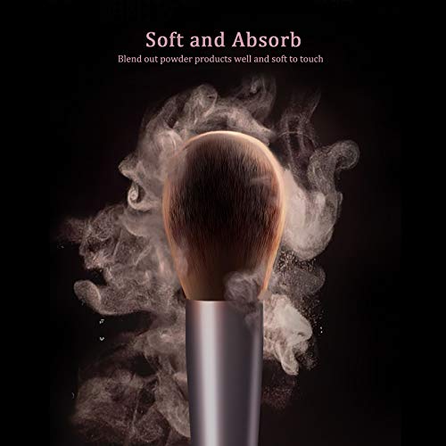 BESTOPE Makeup Brushes 18Pcs Makeup Brush Set, Premium Synthetic Contour Concealers Foundation Powder Eye Shadows Make Up Brushes Kit 2 PCS Silicone Face Mask Brush&4 Blender Sponge&1 Brush Cleaner