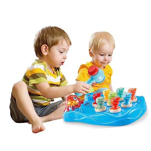Toyvian 1 Conjunto Brinquedos Educativos Para Crianças Pound Peg Brinquedo Whack Brinquedo Pai-Filho