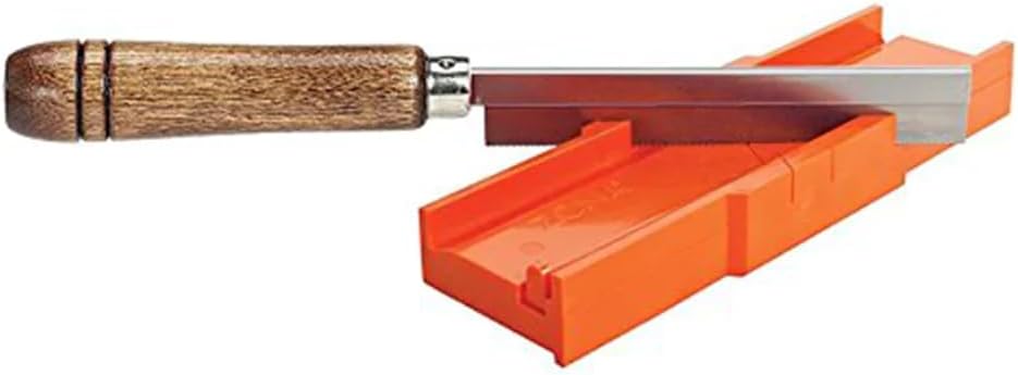 Olson Mitre Box with 200-Saw, Metal-Cutting, 1.5" Blade