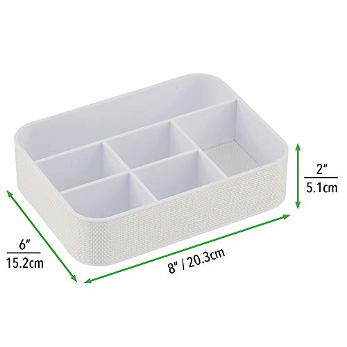 mDesign 2er-Set Schreibtischablage aus Kunststoff – praktische Sortierbox für Schreibwaren und Büroartikel… – Bild 6