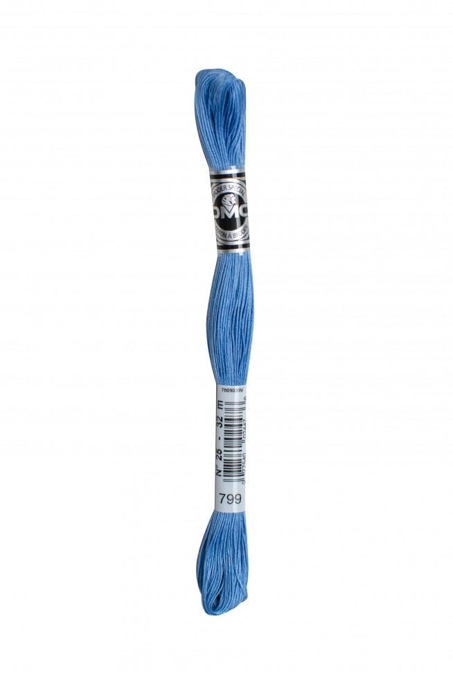DMC Size 25 Coton A Broder Special Embroidery Thread - 799 Blue - Each — image 1
