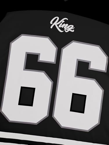 Men's Plus Size Jersey T-Shirts Color Block Number Graphic Tees Short Sleeve V Neck Oversized T Shirt4