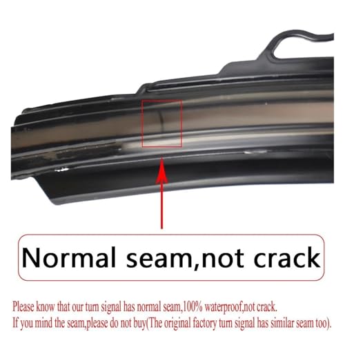 Intermitente Retrovisor para Volvo S40 S60 V50 Lente de Giro Izquierdo y Derecho 6