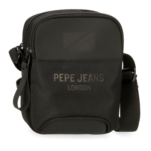 Pepe Jeans Bromley Petit sac à bandoulière vert 12 x 16 x 3,5 cm Polyester, vert, Talla única, Petit sac à bandoulière
