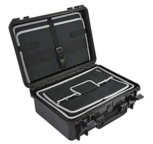 Tool Box Waterproof Technician / Electrician Tool Organizer Case, Briefcase With Shoulder Strap Elephant El1606Tc #TOP1