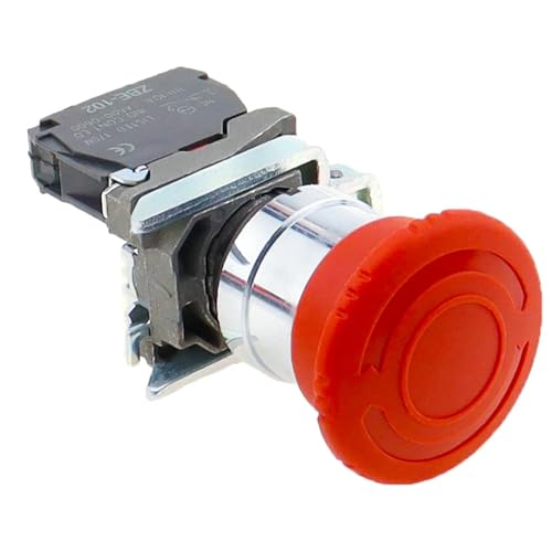 Interrupteur arrêt d'urgence compatible Xb4-bs542 pour sécuriser vos circuits - 3